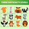 Kids Crafts Ages 4-8, DIY Beginner Needle and Thread Kit - 12 Wild Animals Sewing Kit Basic - Fun Arts Crafts for Kids Ages 6-8 Girls Boys - Plastic Needles, Scissors - 6+ Year Old Girl Gifts